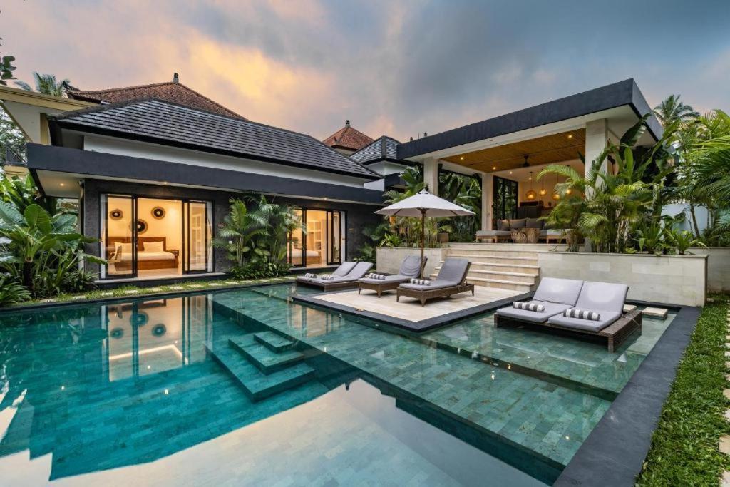 Luxury Escape 6 Bedroom Tropical Private Villa Cyn Ubud  Bagian luar foto
